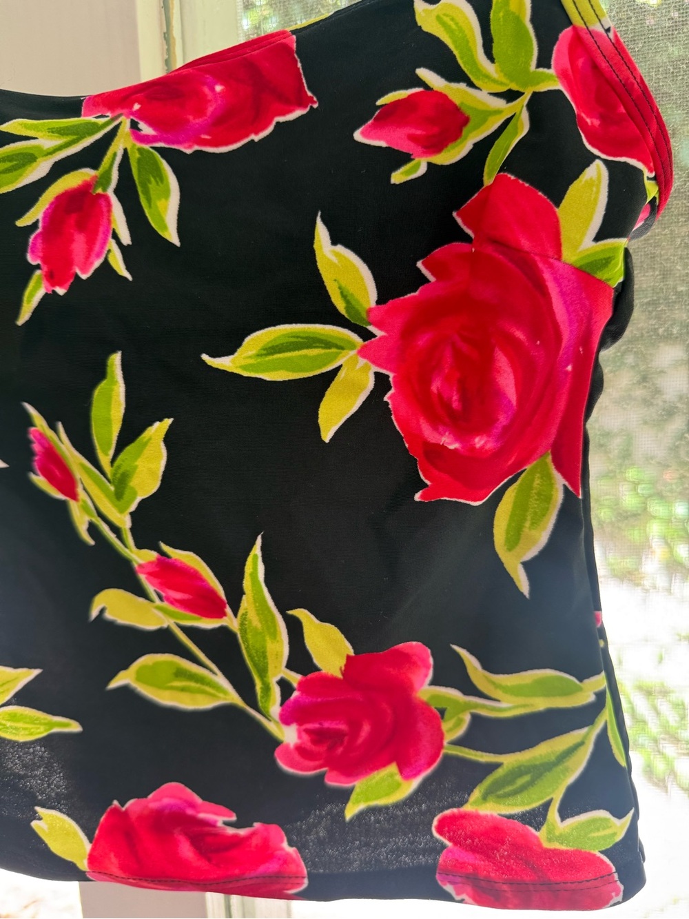 Vintage 90s Y2K La Blanca Swim Graphic Rose
Bathing Suit Tankini Top - Picture 4 of 13